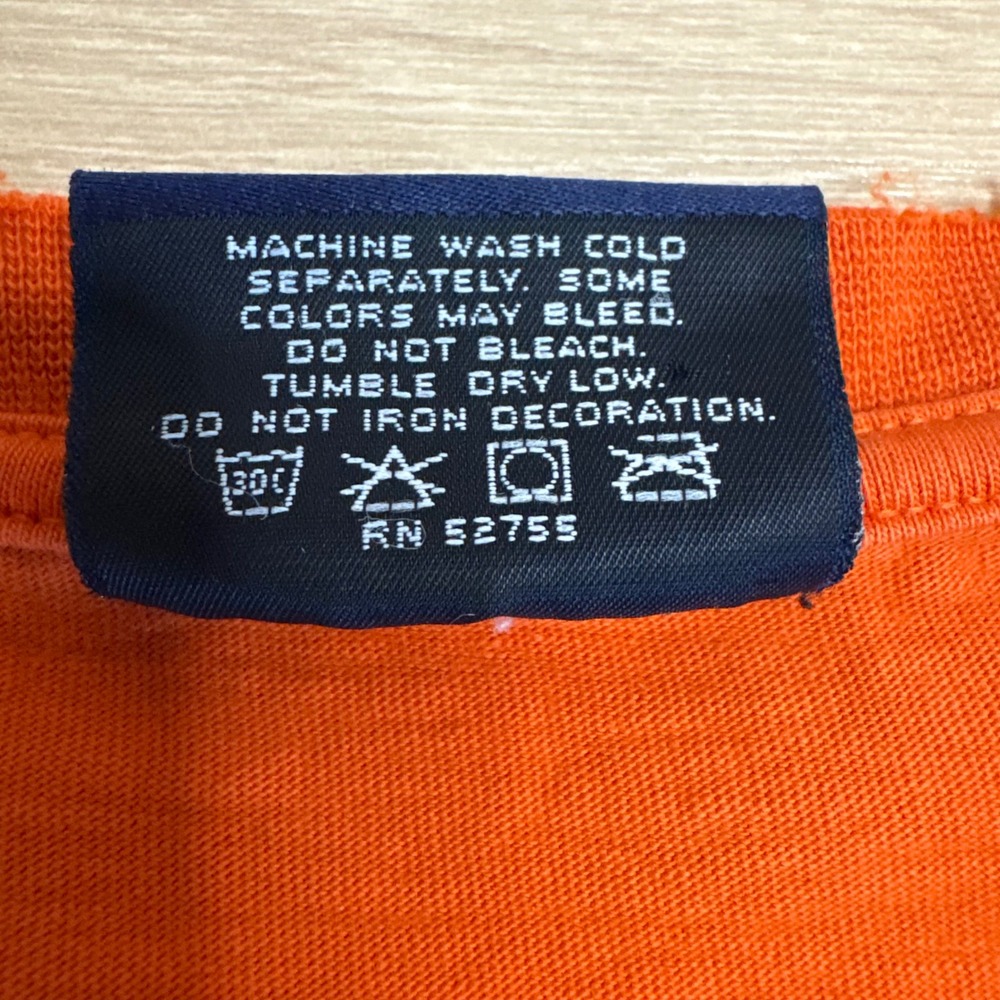 Vintage JanSport Oklahoma State University Long Sleeve T-Shirt Orange Mens L - Picture 3 of 6